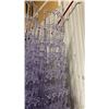 Image 3 : STACK OF 8 CLEAR PLASTIC COMMERCIAL STACKING EVENT CHAIRS WITH CUSHIONS