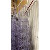 Image 3 : STACK OF 8 CLEAR PLASTIC COMMERCIAL STACKING EVENT CHAIRS WITH CUSHIONS