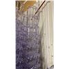 Image 3 : STACK OF 8 CLEAR PLASTIC COMMERCIAL STACKING EVENT CHAIRS WITH CUSHIONS