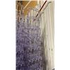 Image 3 : STACK OF 8 CLEAR PLASTIC COMMERCIAL STACKING EVENT CHAIRS WITH CUSHIONS