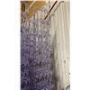 Image 3 : STACK OF 8 CLEAR PLASTIC COMMERCIAL STACKING EVENT CHAIRS WITH CUSHIONS