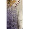 Image 3 : STACK OF 8 CLEAR PLASTIC COMMERCIAL STACKING EVENT CHAIRS WITH CUSHIONS