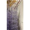 Image 3 : STACK OF 8 CLEAR PLASTIC COMMERCIAL STACKING EVENT CHAIRS WITH CUSHIONS