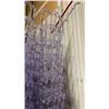 Image 3 : STACK OF 8 CLEAR PLASTIC COMMERCIAL STACKING EVENT CHAIRS WITH CUSHIONS