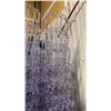 Image 3 : STACK OF 8 CLEAR PLASTIC COMMERCIAL STACKING EVENT CHAIRS WITH CUSHIONS