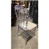 Image 2 : STACK OF 8 CLEAR PLASTIC COMMERCIAL STACKING EVENT CHAIRS WITH CUSHIONS