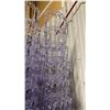 Image 3 : STACK OF 8 CLEAR PLASTIC COMMERCIAL STACKING EVENT CHAIRS WITH CUSHIONS