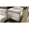 Image 6 : WHITE MODERN COMMERCIAL EVENT VINYL 3 PCS SOFA, LOVESEAT, & CHAIR SET