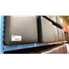 Image 3 : SHELF OF 10 BLACK VINYL COMMERCIAL EVENT DISPLAY CUBES / OTTOMANS