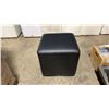 Image 2 : SHELF OF 10 BLACK VINYL COMMERCIAL EVENT DISPLAY CUBES / OTTOMANS
