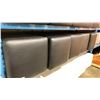 Image 3 : SHELF OF 10 BLACK VINYL COMMERCIAL EVENT DISPLAY CUBES / OTTOMANS