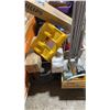 Image 2 : PALLET OF ASSORTED FOLDING CHAIRS, TENT BUILDING FRAME, BRAIDED HOSES & ASSORTED EVENT RENTAL ITEMS
