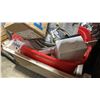 Image 5 : PALLET OF ASSORTED FOLDING CHAIRS, TENT BUILDING FRAME, BRAIDED HOSES & ASSORTED EVENT RENTAL ITEMS