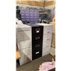 Image 1 : 3 METAL 4 DRAWER STORAGE FILE CABINETS