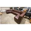 Image 2 : BROWN LEATHER 2PCS COMMERCIAL RESTAURANT U-SHAPE BANQUETTE SEAT *LEFT / RIGHT SIDE*