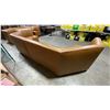 Image 4 : TAN LEATHER 2PCS COMMERCIAL RESTAURANT U-SHAPE BANQUETTE SEAT *LEFT / RIGHT SIDE*