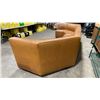 Image 5 : TAN LEATHER 2PCS COMMERCIAL RESTAURANT U-SHAPE BANQUETTE SEAT *LEFT / RIGHT SIDE*