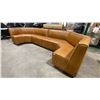 Image 2 : TAN LEATHER 2PCS COMMERCIAL RESTAURANT U-SHAPE BANQUETTE SEAT *LEFT / RIGHT SIDE*