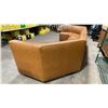 Image 5 : TAN LEATHER 2PCS COMMERCIAL RESTAURANT U-SHAPE BANQUETTE SEAT *LEFT / RIGHT SIDE*