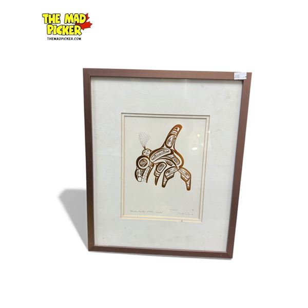 Bill Reid First Nations Artist Art Card Series " Haida Killer Whale - Skaana"