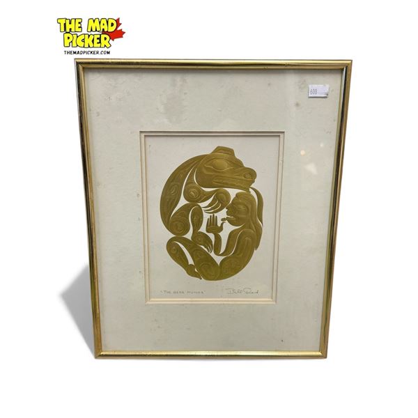 Bill Reid First Nations Artist Art Card Series " the Bear Mother"