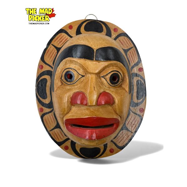 1999 A, Shore Signed First Nations Style Hand Made Mask