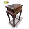 Image 3 : Vintage Chinese Tall Standing Wooden Side Table