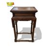 Image 1 : Vintage Chinese Tall Standing Wooden Side Table