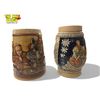 Image 2 : 5x Vintage Ceramarte Beer Mugs: