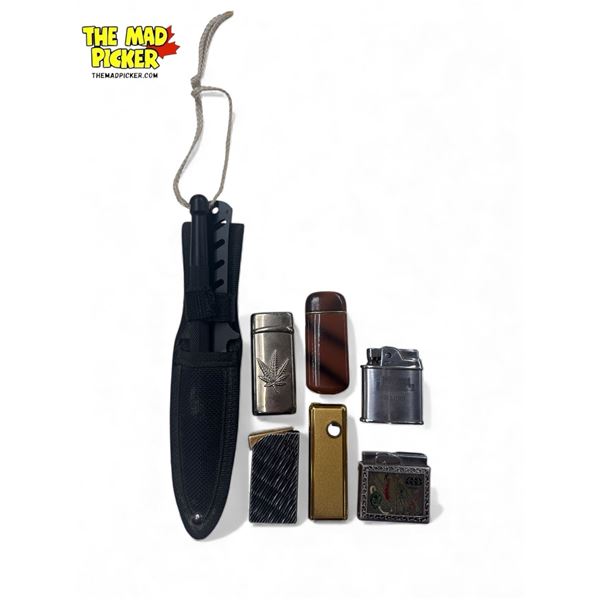 Variety Lot: 6x Lighters & Knives