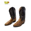 Image 1 : Vintage Snake Skin Leather Cowboy Boots Size 10.5