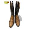 Image 4 : Vintage Snake Skin Leather Cowboy Boots Size 10.5