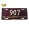 Image 1 : 1938 Saskatchewan License Plate