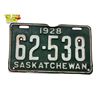 Image 1 : 1928 Saskatchewan License Plate