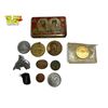 Image 1 : Vintage Variety: First Nations Killer Whale Pin Back, Canadian Coins, & Coronation Collectibles