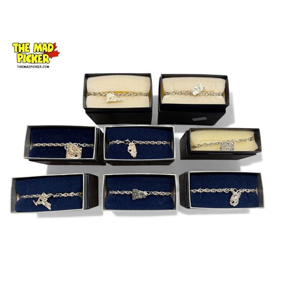 8x Montana Silversmiths Charm Bracelets
