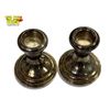 Image 2 : 2x Birks Weighted Sterling Silver Candle Stick Holders