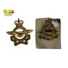 Image 1 : 2x Vintage Royal Canadian Air Force Cap Badges