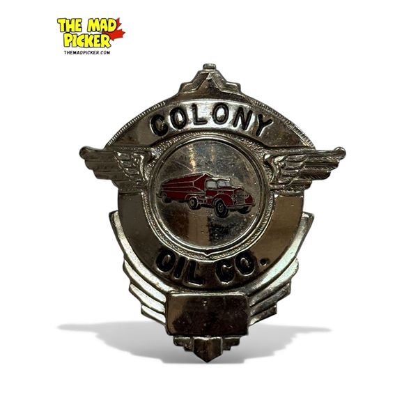 Vintage Colony Oil Co. Cap Badge