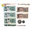 Image 3 : Chinese Bank Notes & 2 Coins