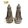Image 3 : 2x Dughin Creation Weighted Sterling Silver Salt + Pepper Shakers