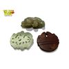 Image 1 : 3x Collectibles: Jade Pieces & Red Stone Carving
