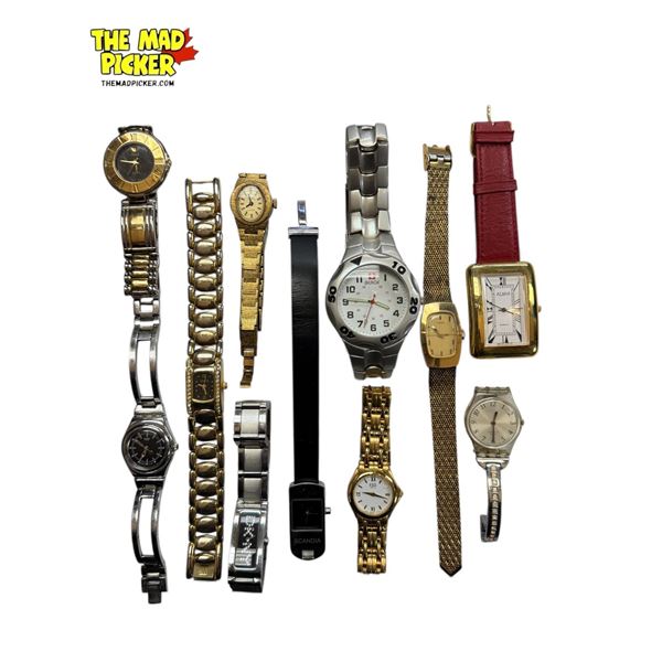 11x Watches: Berge, Aloha, Swatch, Timex, ESQ, DKNY, Sonic, & More