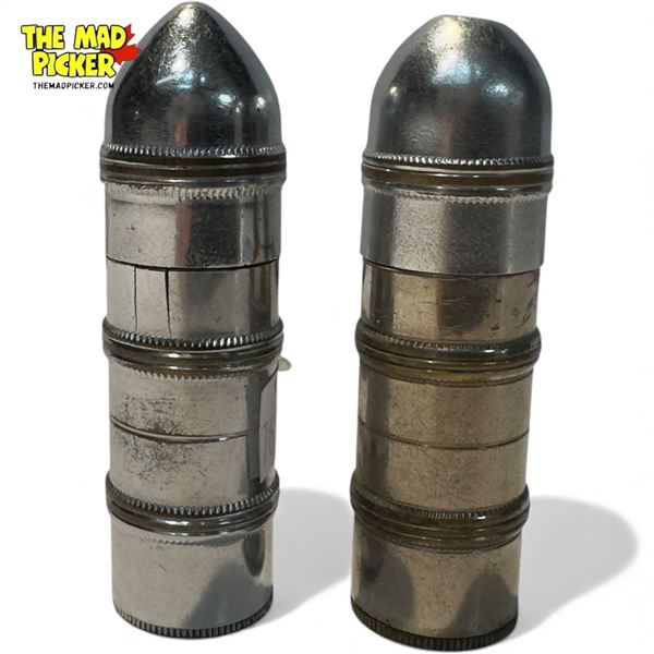 2x Vintage Kashie Bullet Lighters