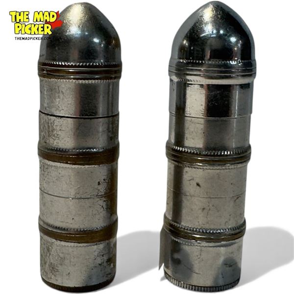 2x Vintage Kashie Bullet Lighters