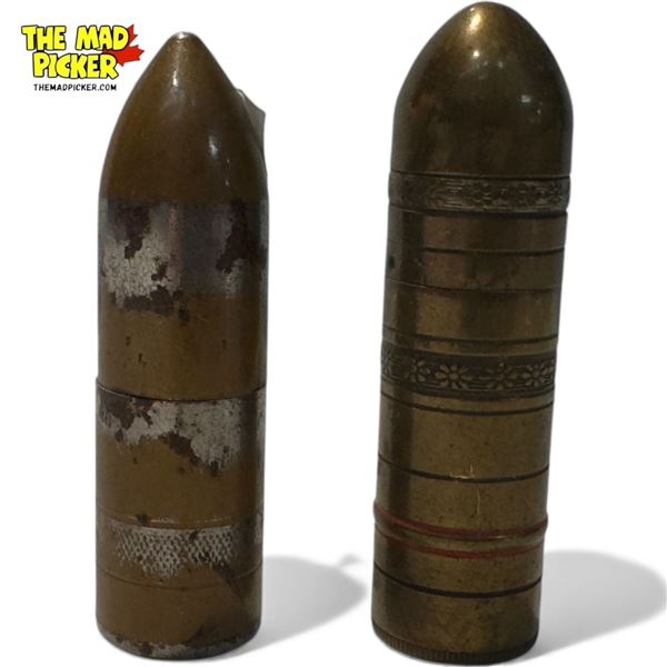 2x Vintage Bullet Lighters : Kashie & Ultima