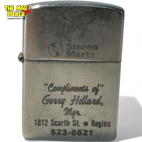 Hard To Find Kelly's Stereo Regina Advertising Lighter