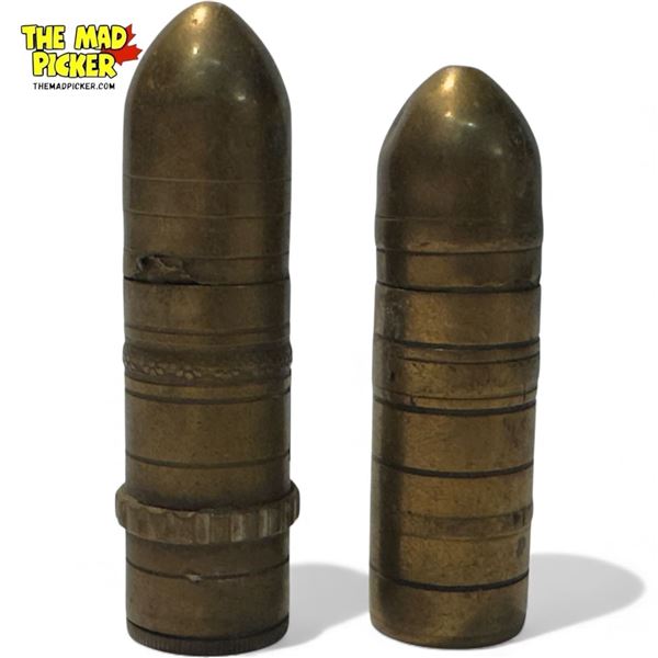 2x Vintage Kashie Bullet Lighters