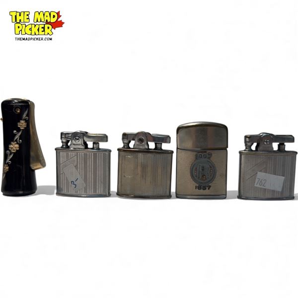 5x Vintage Ronson Lighters