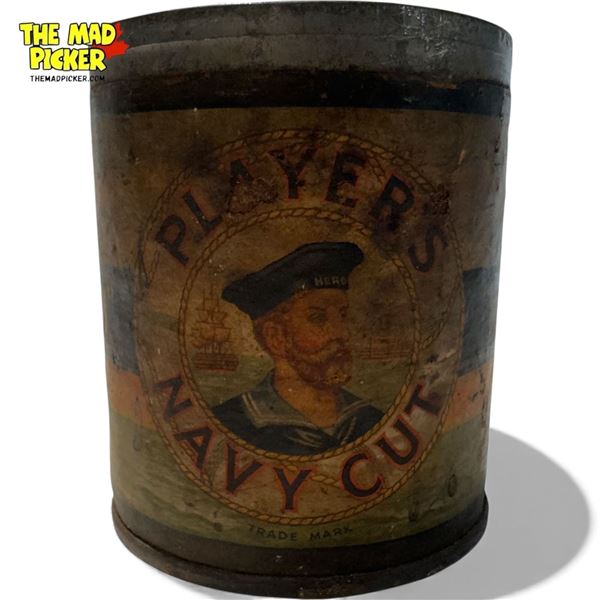 Vintage Player's Navy Cut Medium Cigarettes Tin
